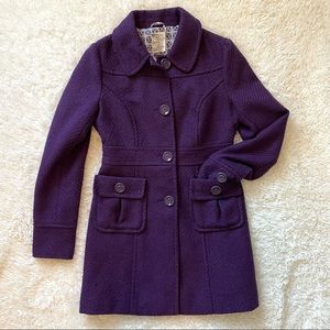 FINAL SALE Tulle Purple Coat